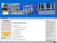 Tablet Screenshot of hauptschule-hammelburg.de